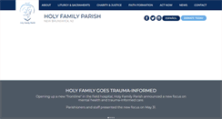 Desktop Screenshot of holyfamilyforall.org